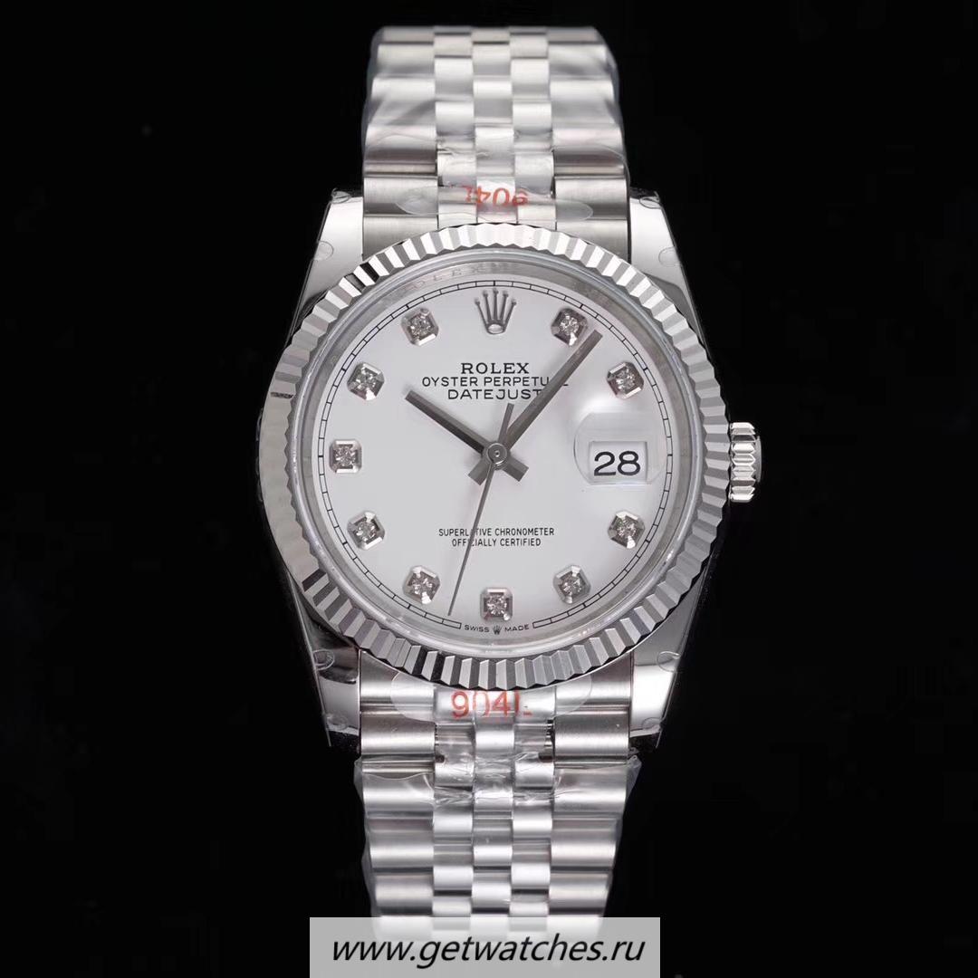 Replica R01ex Datejust 36 126234 GMF SS 904L White Dial 3235
